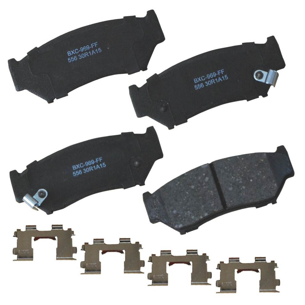 Bendix Premium Sbc556 Ceramic Front Brake Pads For Chevrolet Tracker 2004-1998 Geo Tracker 1997-1996 Suzuki Sidekick 1998-1991 Vitara 2004-1999 887243222402