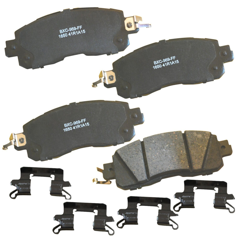 Bendix Premium Sbc1650 Ceramic Front Brake Pads For Nissan Altima 2024-2013 Leaf 2012-2011 Leaf 2017-2014 887243229678