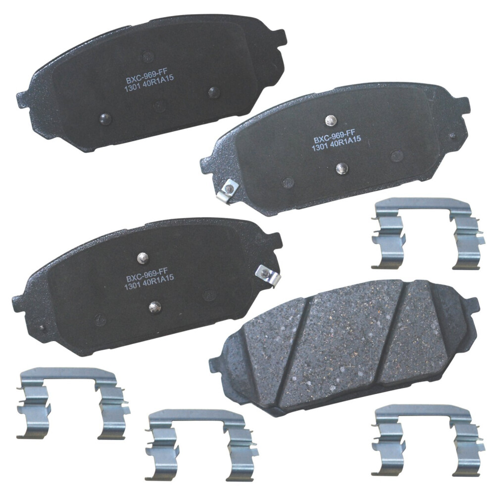 Bendix Premium Sbc1301 Ceramic Front Brake Pads For Hyundai Veracruz 2012-2007 887243227650