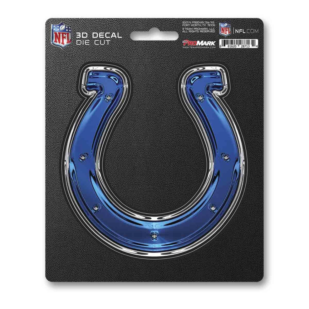 Fanmats 62776 Indianapolis Colts 3D Decal Sticker 681620287134