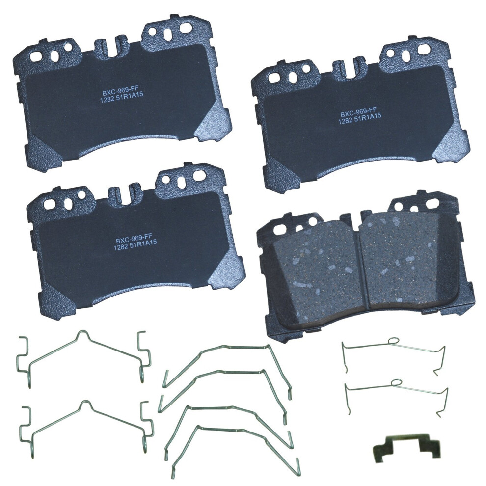 Bendix Premium Sbc1282 Ceramic Front Brake Pads For Lexus Lc500 2020 Lc500h 2020 Ls460 2017-2007 Ls500 2023-2018 Ls500h 2023-2018 Ls600h 2010-200 887243227513