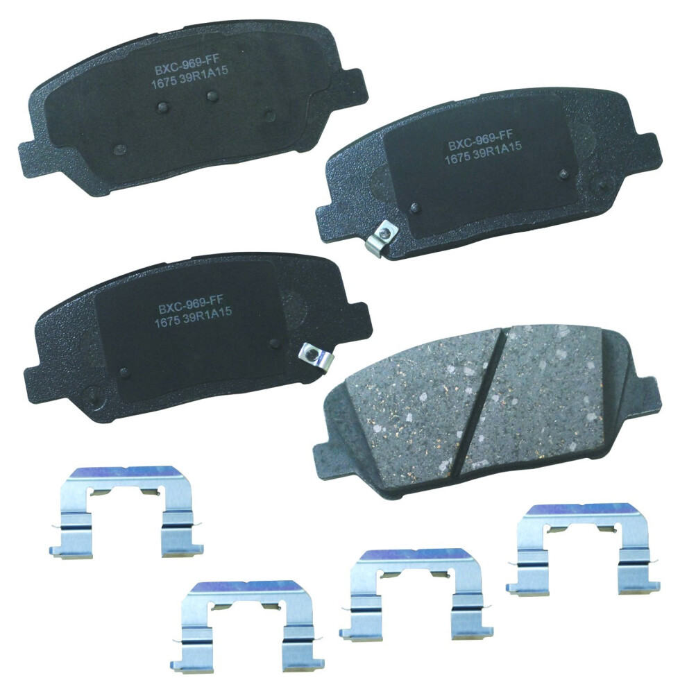 Bendix Premium Sbc1675 Ceramic Front Brake Pads For Hyundai Veloster 2015-2013 887243229807