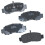 Pastilhas de Travão Cerâmicas Bendix Premium SBC832 para Honda Insight 2000-2006 1