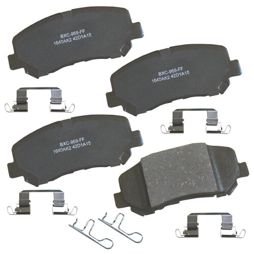Pastilhas de Travão Cerâmicas Bendix Premium SBC1640AK2 para Chrysler 200 2017-2015, Jeep Cherokee 2019