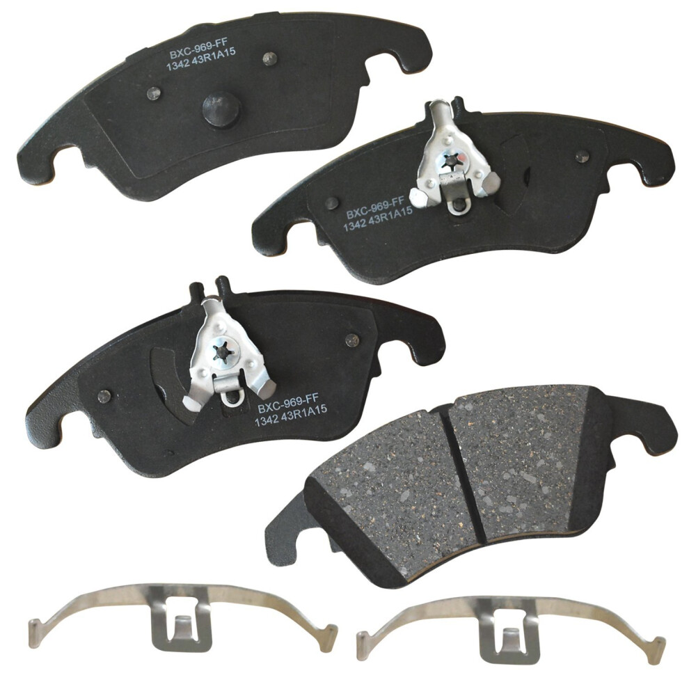 Bendix Premium Sbc1342 Ceramic Front Brake Pads For Select Models Mercedes-Benz C250 C280 C300 C350 Cls350 Cls400 E200 E250 E300 E350 E400 E550 Slc180 887243227995