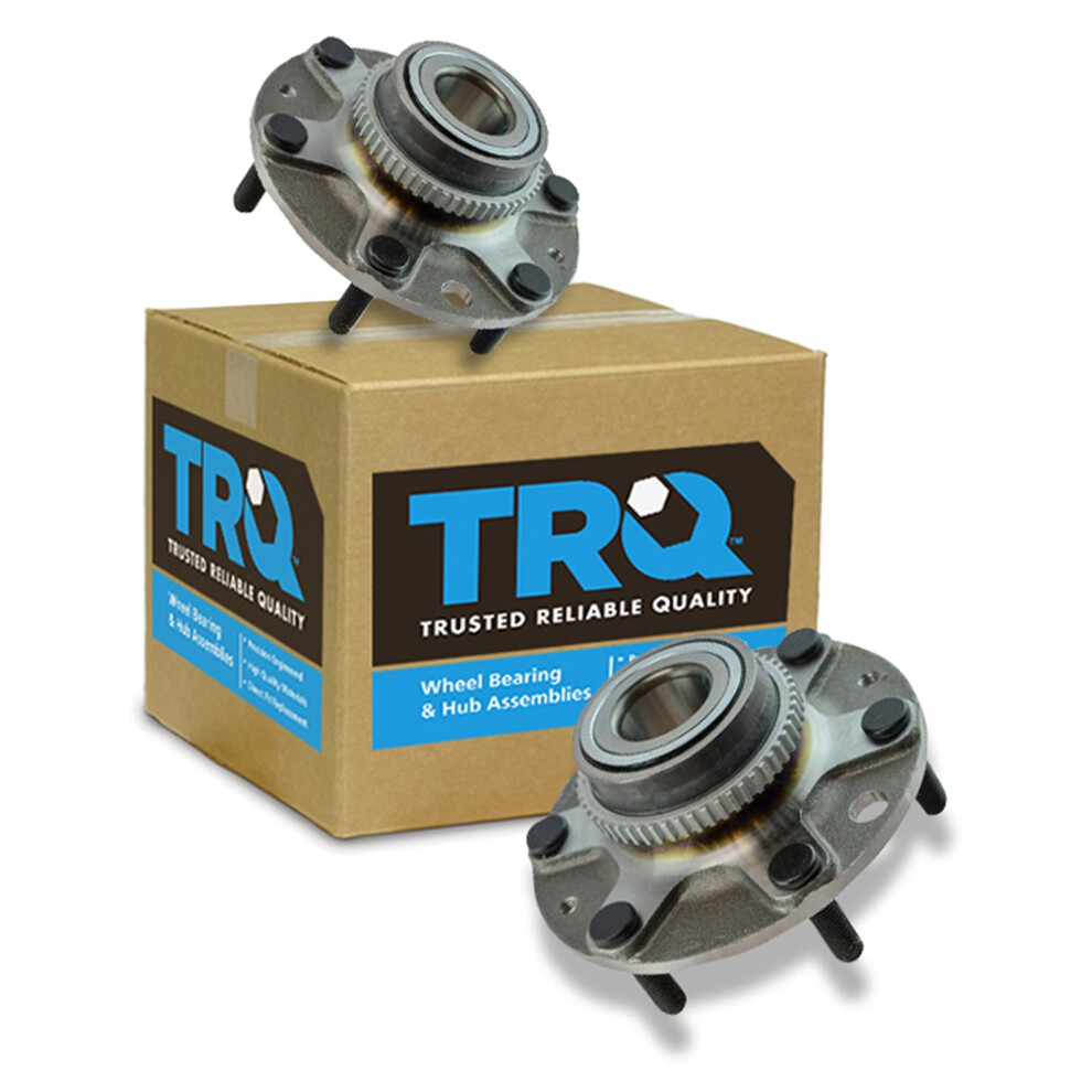 Trq Rear Wheel Hub Bearings Assembly Set Compatible With 2007-2008 Hyundai Entourage 2006-2014 Kia Sedona 191213538111