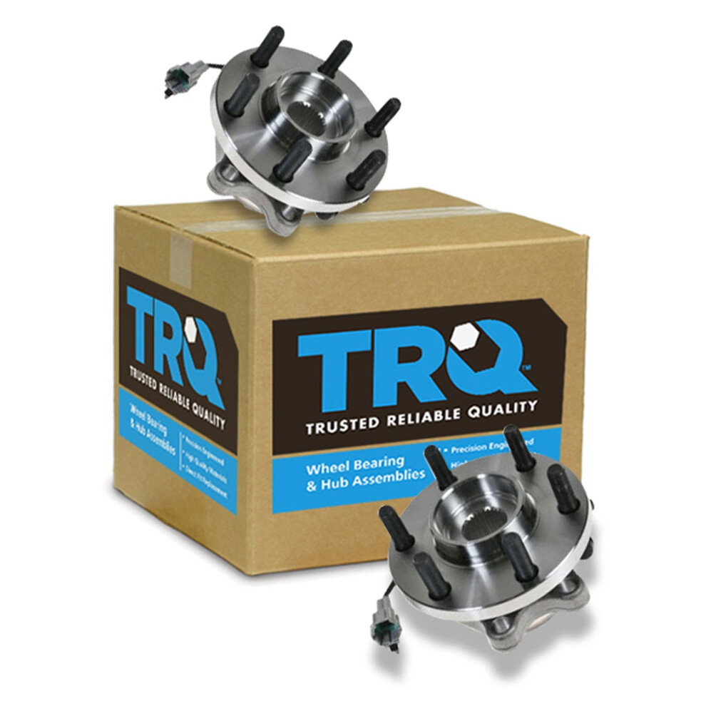 Trq Front Wheel Hub Bearings Assembly Set Compatible With 2005-2019 Nissan Frontier 2005-2012 Pathfinder 2005-2015 Xterra 2009-2012 Suzuki Equator 191213500460