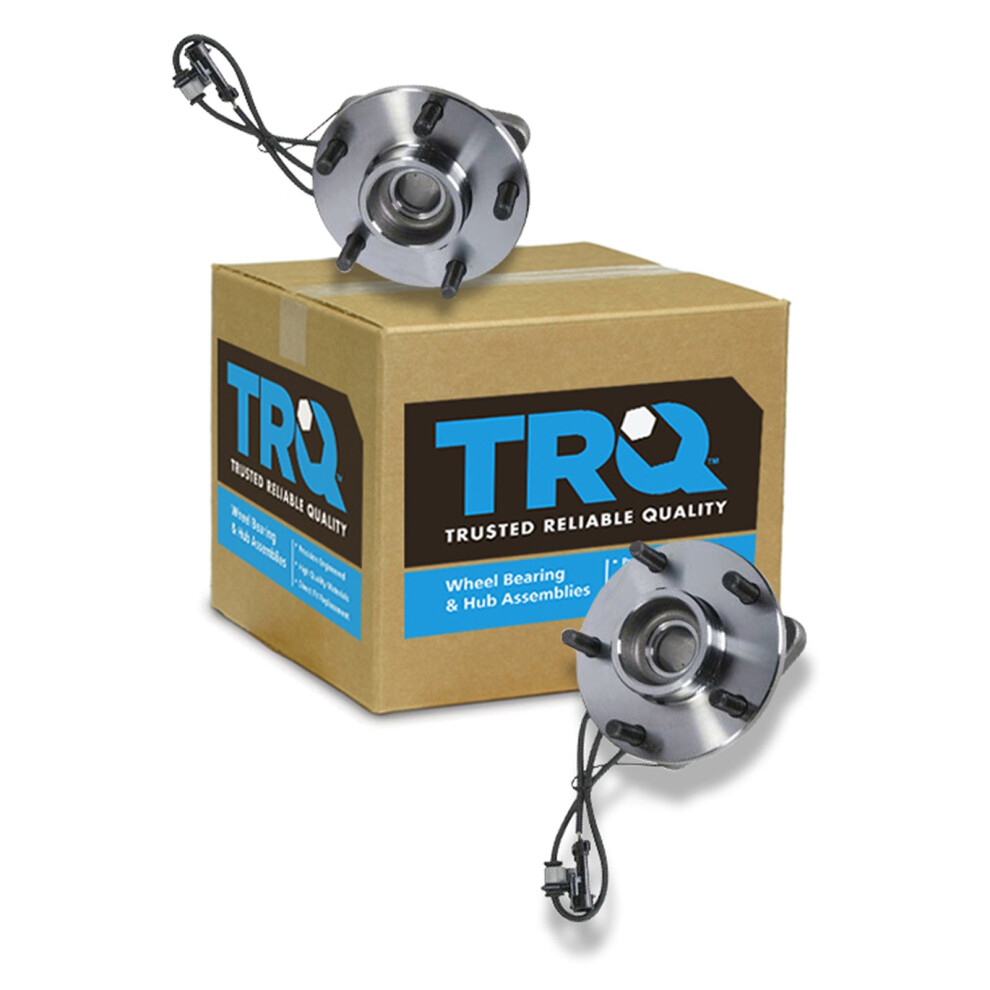 Trq Front Wheel Hub Bearings Assembly Set Compatible With 1998-2005 Chevrolet Blazer 1998-2001 Gmc Jimmy 191213533062