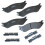 Keramick    predn    brzdov    do   ticky Bendix Premium SBC702K2 pre Dodge Ram 1500 2001-2000 1