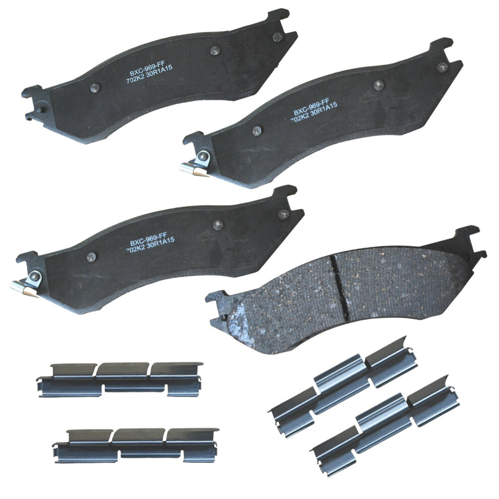Pastillas De Freno Delanteras De Cer Mica Bendix Premium SBC702K2 Para Dodge Ram 1500 (2001-2000)-image