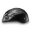 Daytona HELMETS Motorcycle Half Helmet Skull Cap- Skull Flames Silver 100% DOT Approved 2