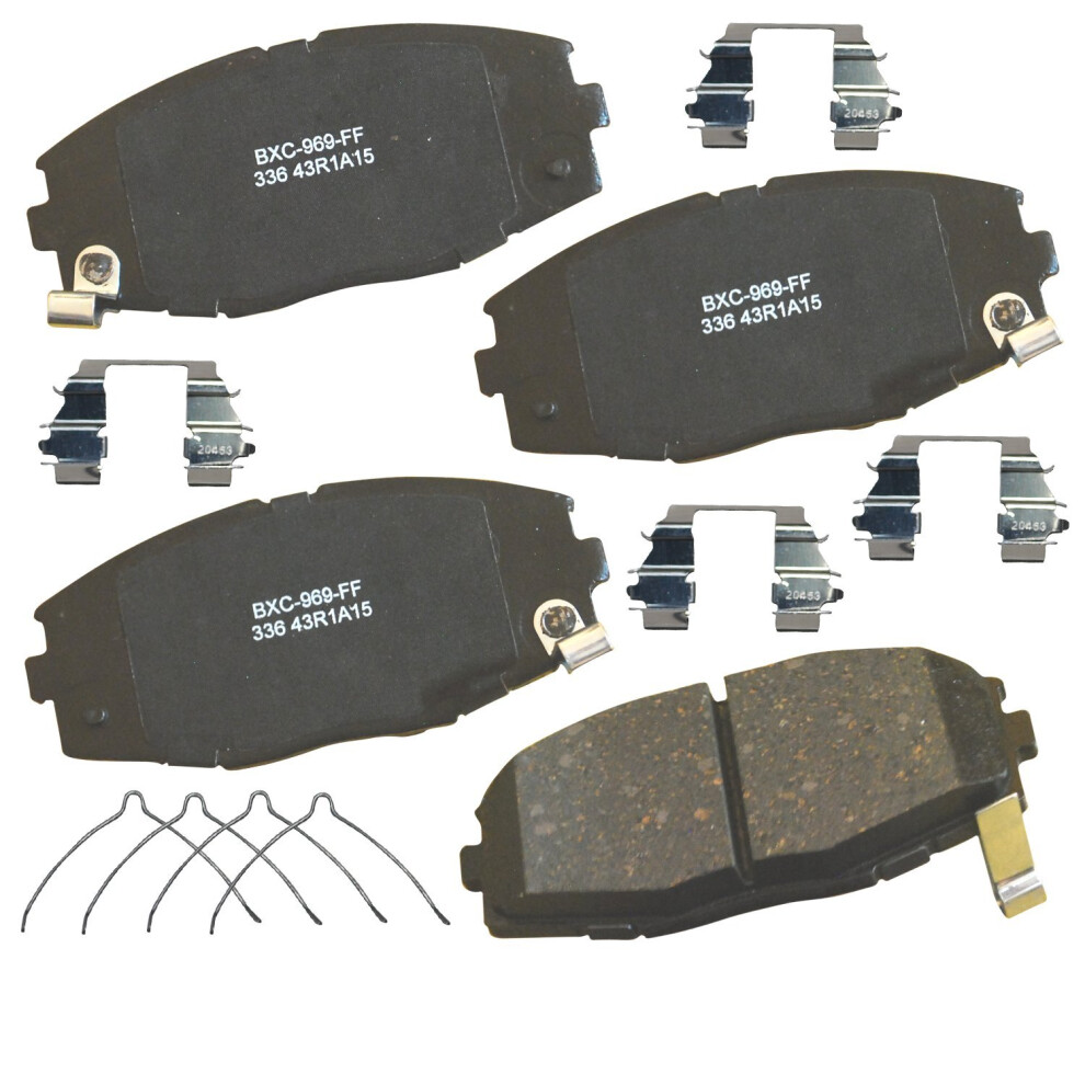 Bendix Premium Sbc336 Ceramic Front Brake Pads For Toyota Supra 1992-1986 887243220989