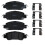Pastilhas de Travão Cerâmicas Premium Bendix SBC1860 para Honda Accord 2017-2016 1