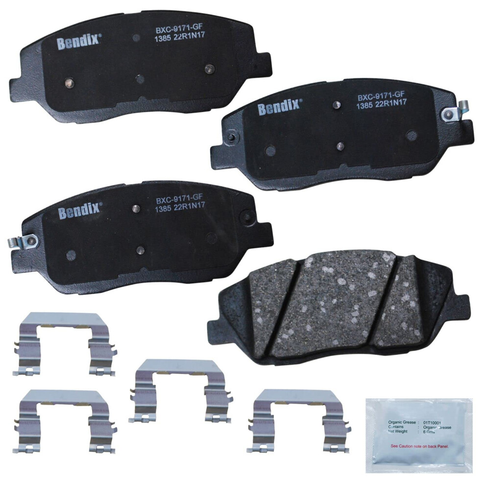 Bendix Priority1 Cfc1385 Ceramic Front Brake Pads For Kia Borrego 2011-2009 887243300025