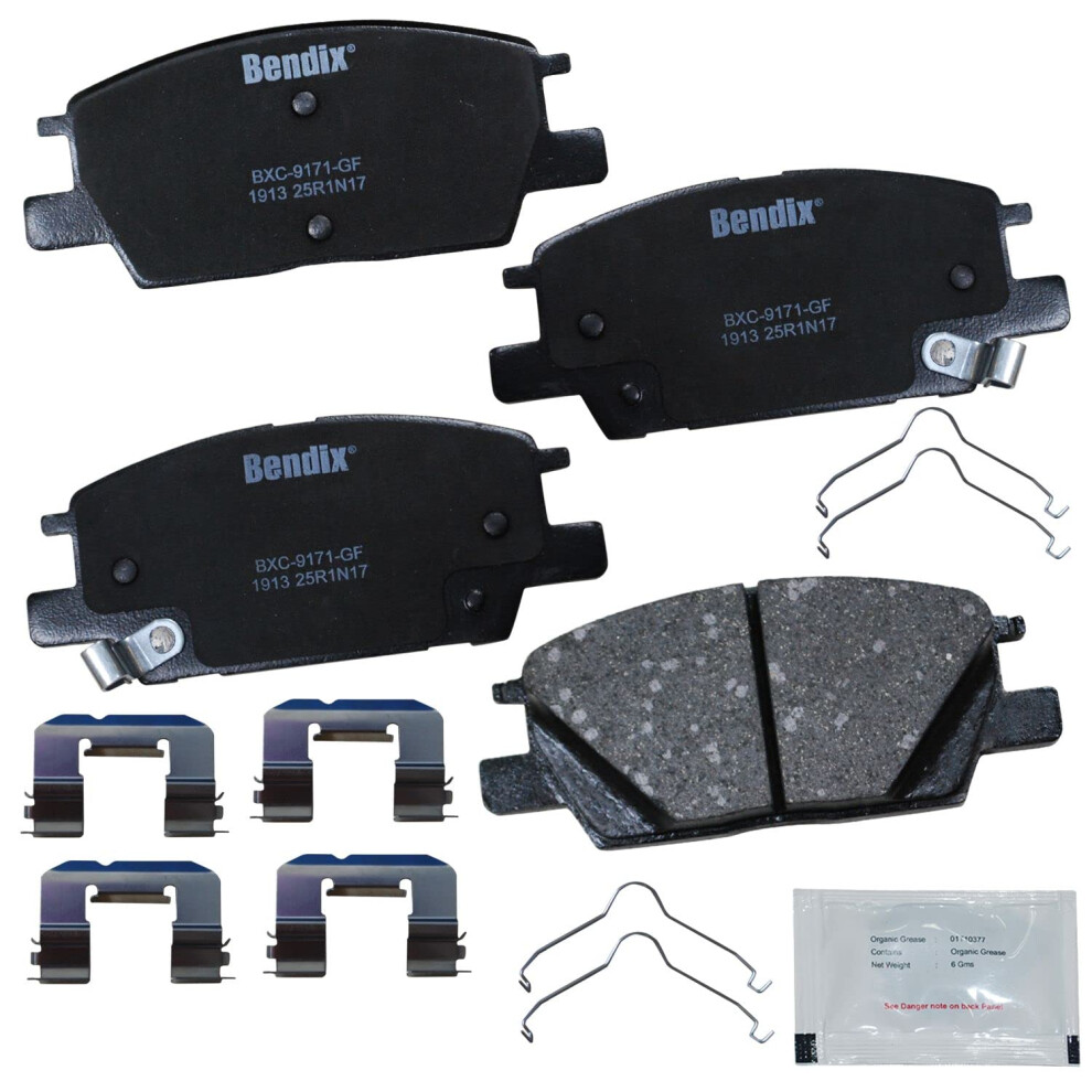 Bendix Priority1 Cfc1913 Ceramic Front Brake Pads For Buick Lacrosse 2019-2017 Regal Sportback 2020-2018 Regal Tourx 2020-2019 Chevrolet Equinox 20 887243300346