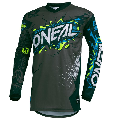 O'Neal Element Villain Jersey voor heren (grijs, extra groot)