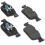 Pastilhas de Travão Cerâmicas Bendix Priority1 CFC1924 para Volvo S60 2023-2019, S90 2024-2017 1