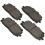 Pastilhas de Travão Cerâmicas Bendix Priority1 CFC1894 para Audi A5, A6, A7, A8, Q5 PHEV, Q7, Q8 1
