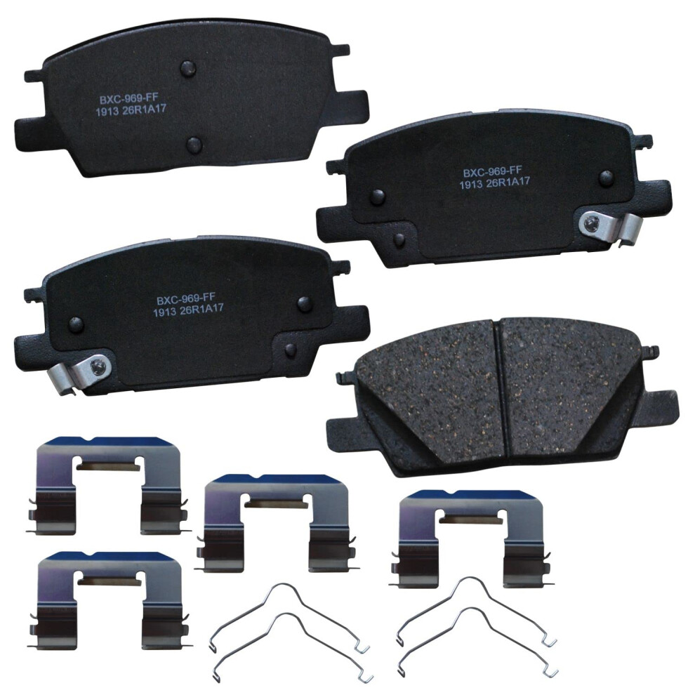 Bendix Premium Sbc1913 Ceramic Front Brake Pads For Buick Lacrosse 2019-2017 Regal Sportback 2020-2018 Regal Tourx 2020-2019 Chevrolet Equinox 2020 887243300353