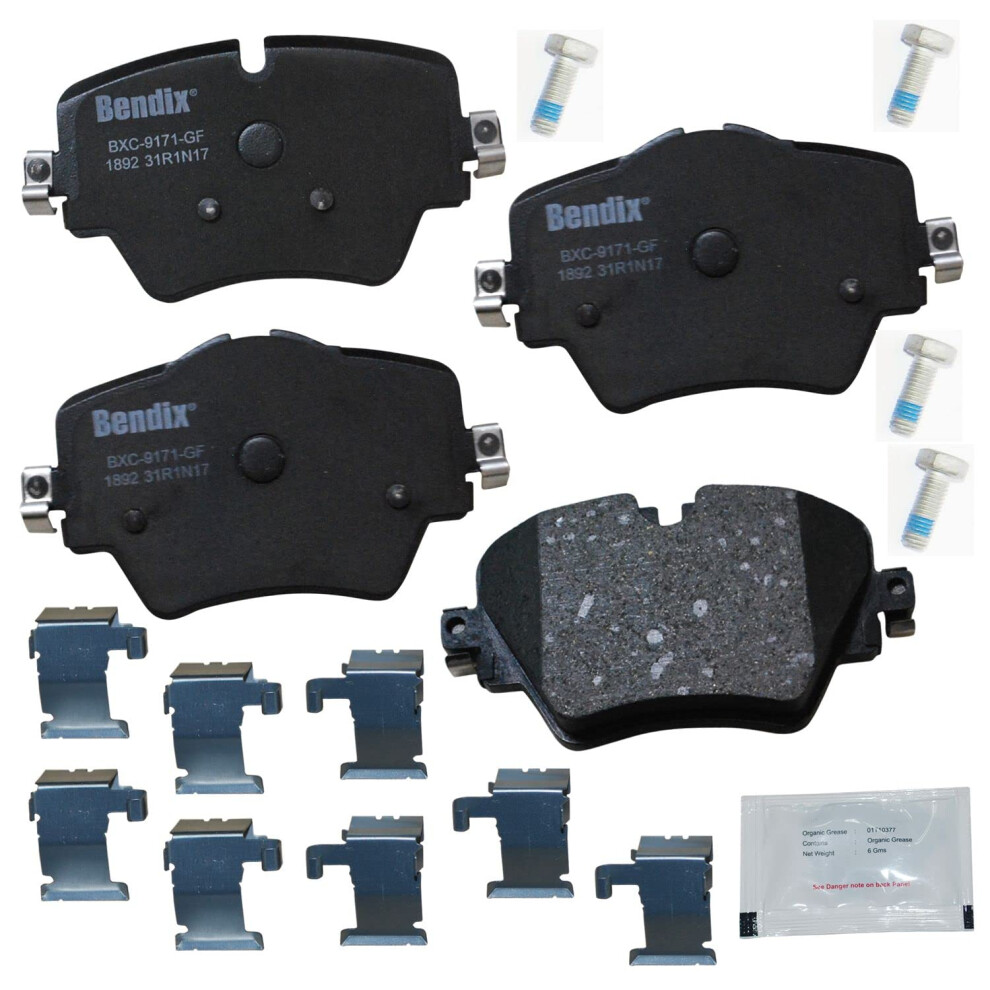 Bendix Priority1 Cfc1892 Ceramic Front Brake Pads For Select Models Bmw 118I 228I Xdrive Gran Coupe 230I 230I Xdrive 330E 330E 330I 330I 430I 430I 520 887243273947