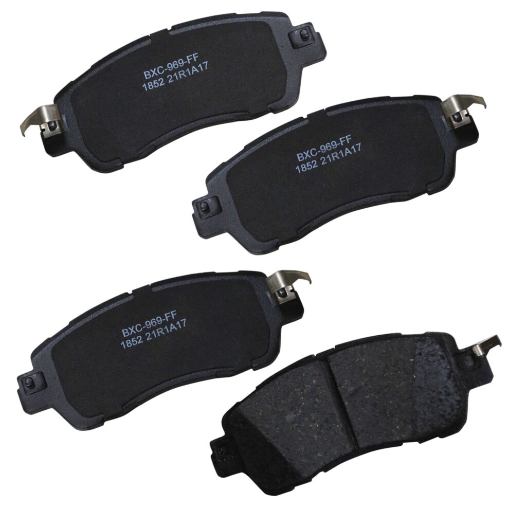 Bendix Premium Sbc1852 Ceramic Front Brake Pads For Mazda 2 2021-2016 Scion Ia 2016 Toyota Yaris 2020-2019 Yaris Ia 2018-2017 887243256766
