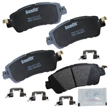 Bendix Priority1 CFC1852 ceramiczne przednie klocki hamulcowe dla Mazda 2 2021-2016 Scion iA 2016 Toyota Yaris 2020-2019 Yaris iA 2018-2017