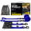 Kit de Correias de Ratchet Pesadas Rhino USA (2-Pack) - 1.6 Polegadas x 8 Pés (Força de Quebra 5,208lb) 1