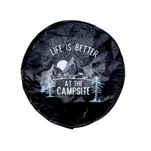 Camco Life is Better at Campsite 27' Vinylhoes met elastische zoom - Duurzaam ontwerp houdt vuil, regen en zon weg van uw reserveband (53290)