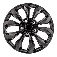 Pilot Automotive WH555-17GM-B 17 Inch Spyder Gunmetal Grey Universal Hjulkapslar fr bilar - Set med 4 - Passar de flesta bilar