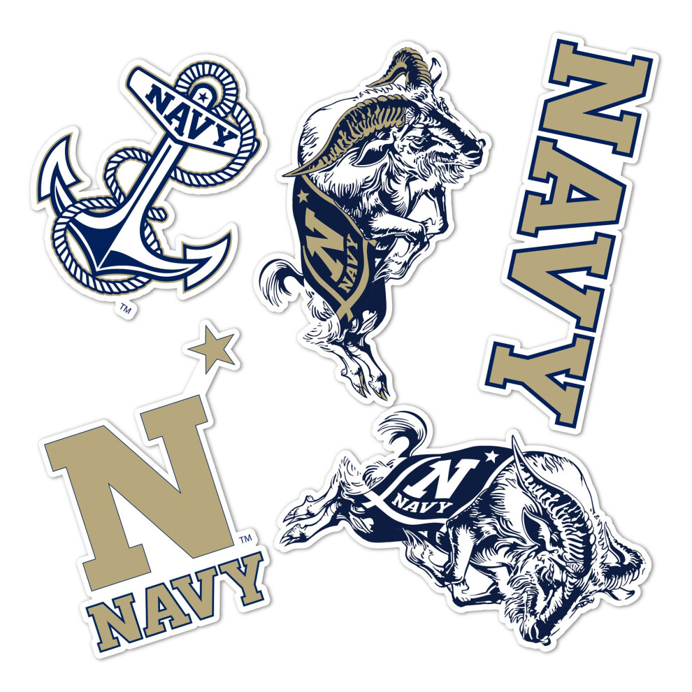 Adesivo In Vinile Con Scritta In Lingua Inglese “United States Naval Academy” (Lingua Italiana Non Garantita)-image