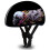 Daytona HELMETS Motorcycle Half Helmet Skull Cap- Skull Wings 100% DOT Approved 1