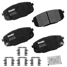 Pastilhas de Travão Cerâmicas Bendix Priority1 CFC2094 para Hyundai Creta 2017, Elantra GT 2018-2020, Kona 2018-2021, Kia Forte 2019-2023