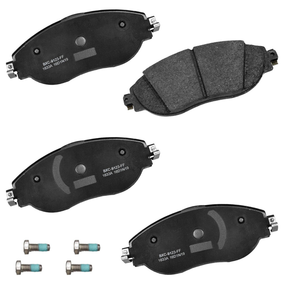 Bendix Premium Sbc1633a Ceramic Front Brake Pads For Audi Q3 2024-2019 Volkswagen Arteon 2023-2021 Gti 2024-2023 Jetta 2021 Jetta 2024-2023 Tigua 887243344708