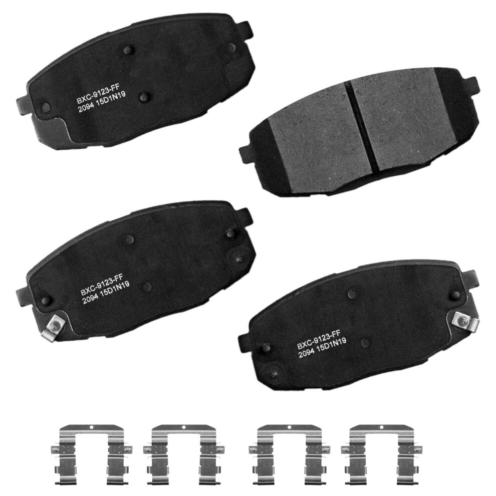 Bendix Premium Sbc2094 Ceramic Front Brake Pads For Hyundai Creta 2017 Elantra Gt 2020-2018 Kona 2021-2018 Kona 2023 Kia Forte 2023-2019 Forte5 2 887243344869