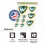 Adesivo Cactus do Deserto da Wayne State University WSU Warriors 4