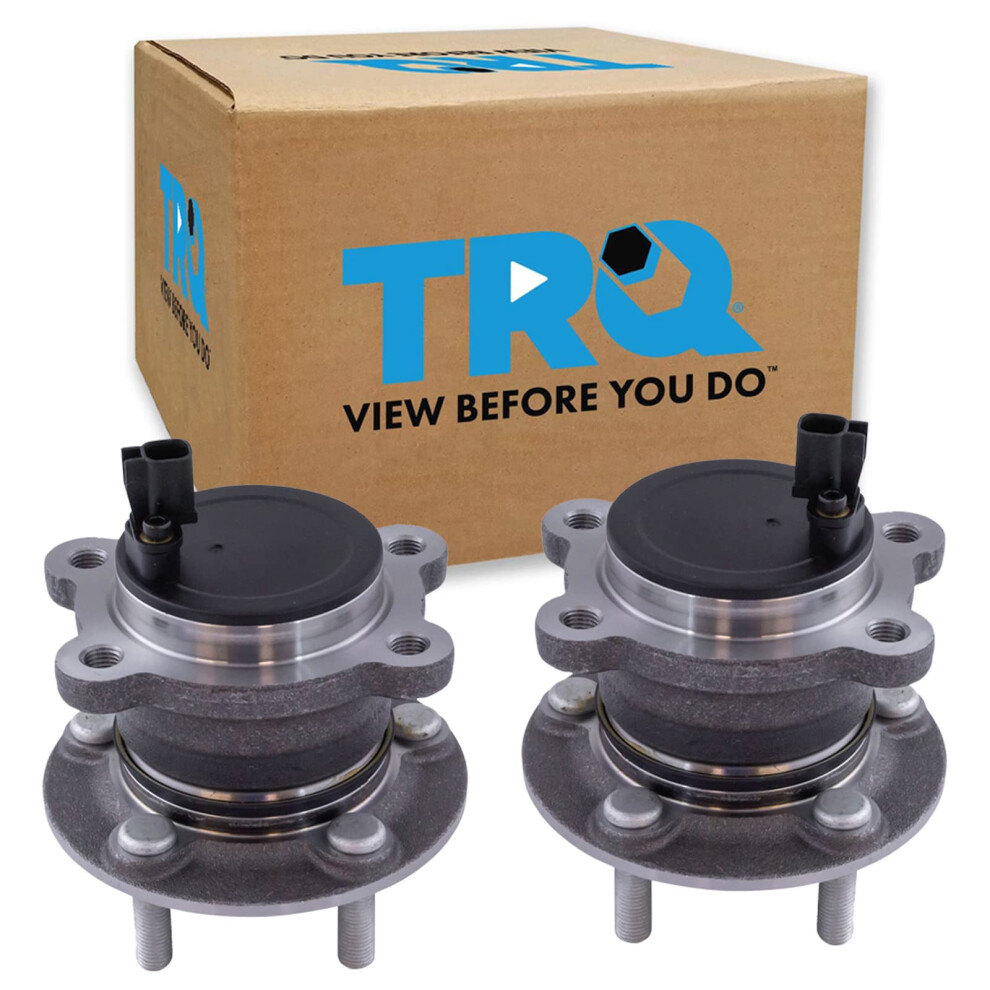 Trq Rear Wheel Hub Bearings Assembly Set Compatible With 2013-2018 Ford C-Max 2013-2019 Escape 2015-2019 Lincoln Mkc 191213521151
