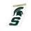 Autocolante Cacto do Deserto Michigan State University Spartans 4 Polegadas 3