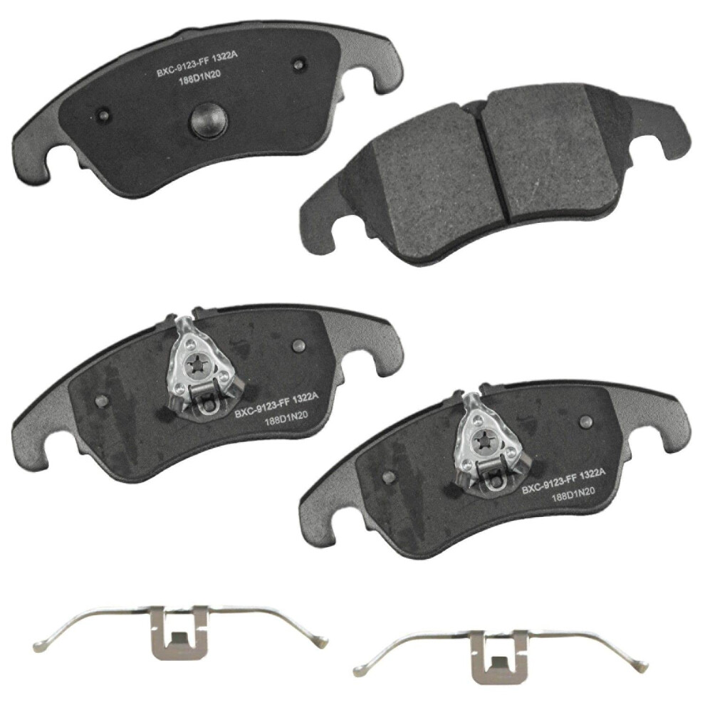 Bendix Premium Sbc1322a Ceramic Front Brake Pads For Audi A4 2016-2009 A4 Quattro 2016-2009 A5 2014-2010 A5 Quattro 2017-2008 Allroad 2016-2013 S 887243377508