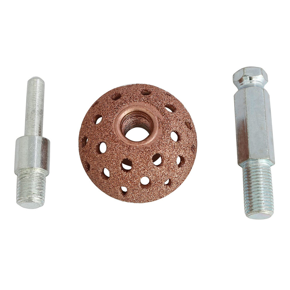 Longdex 38mm Tire Buffer Wheel Tire Repair Grinding Head Coarse Grit Buffing Wheel with Linking Rod Abrasive Tool 70 Grit-image-OPC-PGC2FXV-NEW