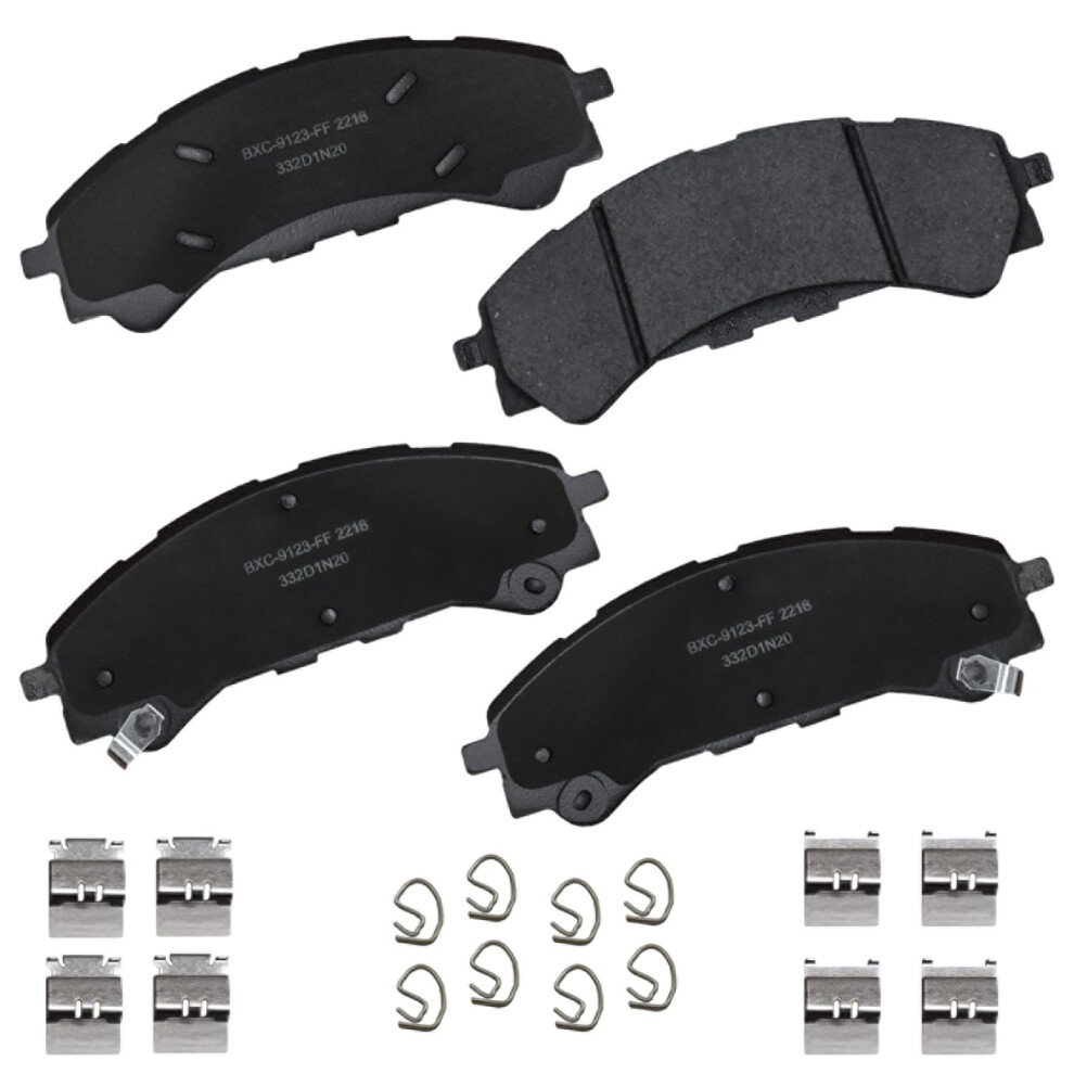 Bendix Premium Sbc2216 Ceramic Front Brake Pads For Ford Bronco 2023-2021 Ranger 2023-2019 887243384001
