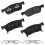 Pastilhas de Travão Cerâmicas Premium Bendix SBC2170 para Subaru Ascent 2019-2023 1
