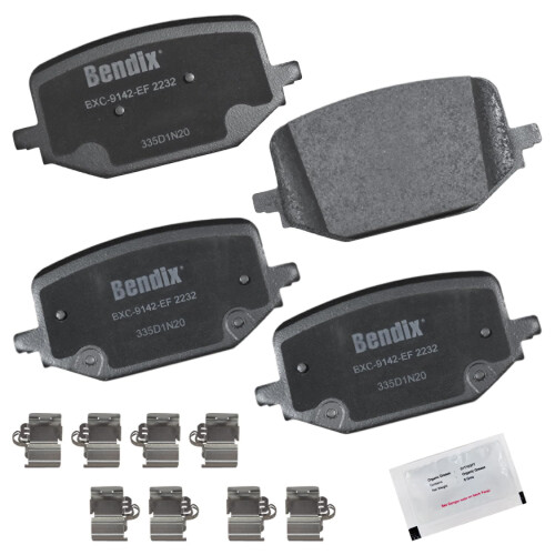 Ceramiczne tylne klocki hamulcowe Bendix Priority1 CFC2232 do Ford Explorer 2024-2020