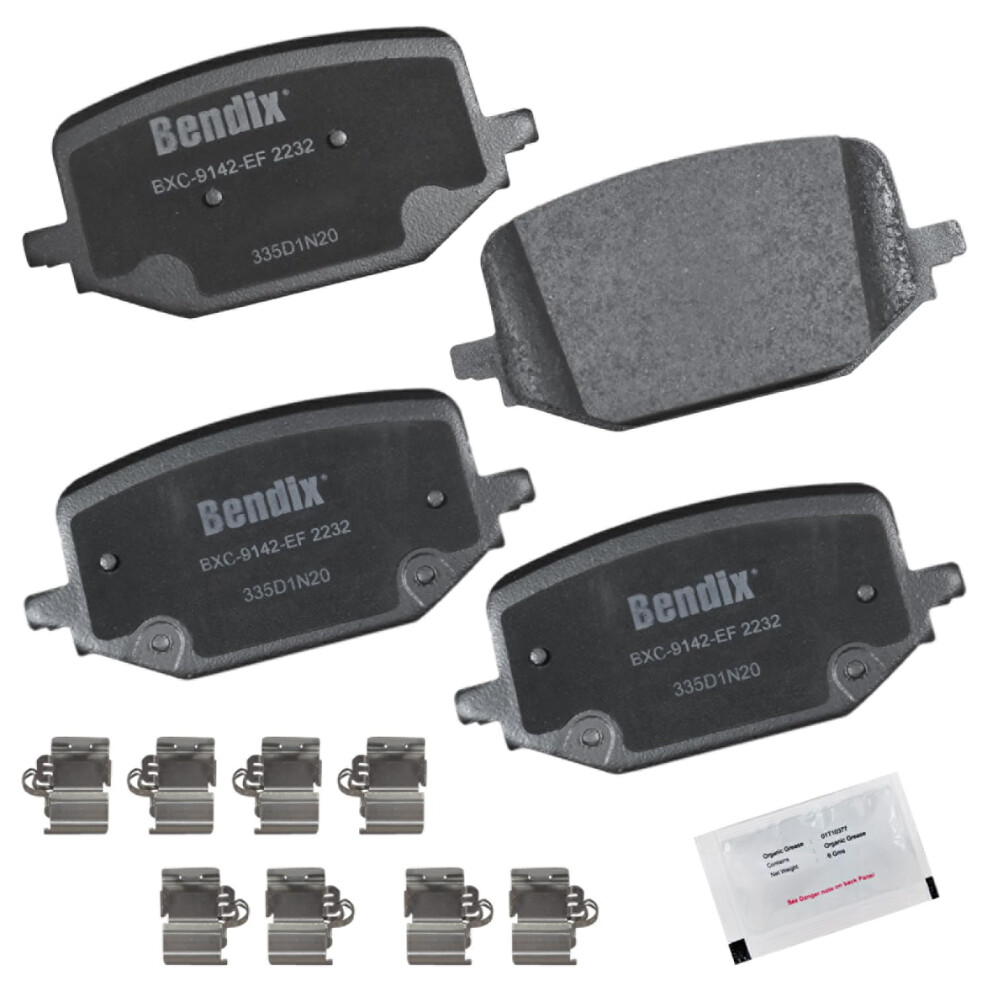 Bendix Priority1 Cfc2232 Ceramic Rear Brake Pads For Ford Explorer 2024-2020 887243383752