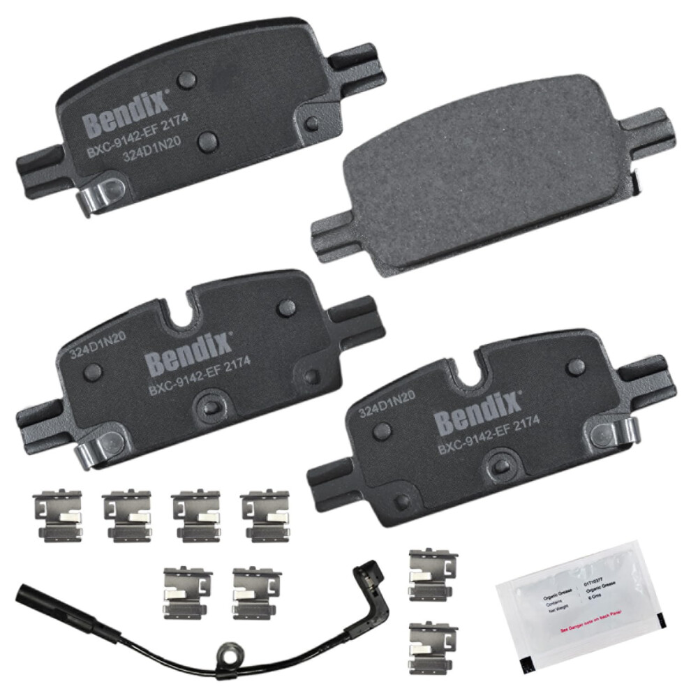 Bendix Priority1 Cfc2174 Ceramic Rear Brake Pads For Select Models Escalade Esv Lyriq Cheyenne Colorado Silverado 1500 Ltd Suburban Tahoe Canyon Humme 887243383905