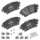 Pastilhas de Travão Cerâmicas Bendix Priority1 CFC2183 para Lexus IS300, IS350, IS500 e mais 1