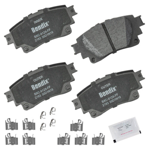 Pastilhas de Travão Cerâmicas Bendix Priority1 CFC2183 para Lexus IS300, IS350, IS500 e mais
