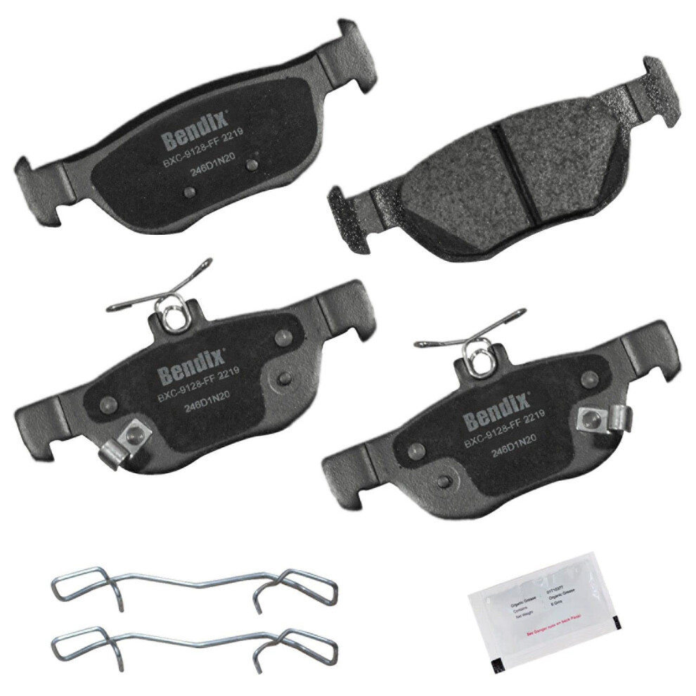 Bendix Priority1 Cfc2219 Ceramic Rear Brake Pads For Mazda 3 2021-2019 3 Sport 2019 Cx-30 2024-2020 887243381819