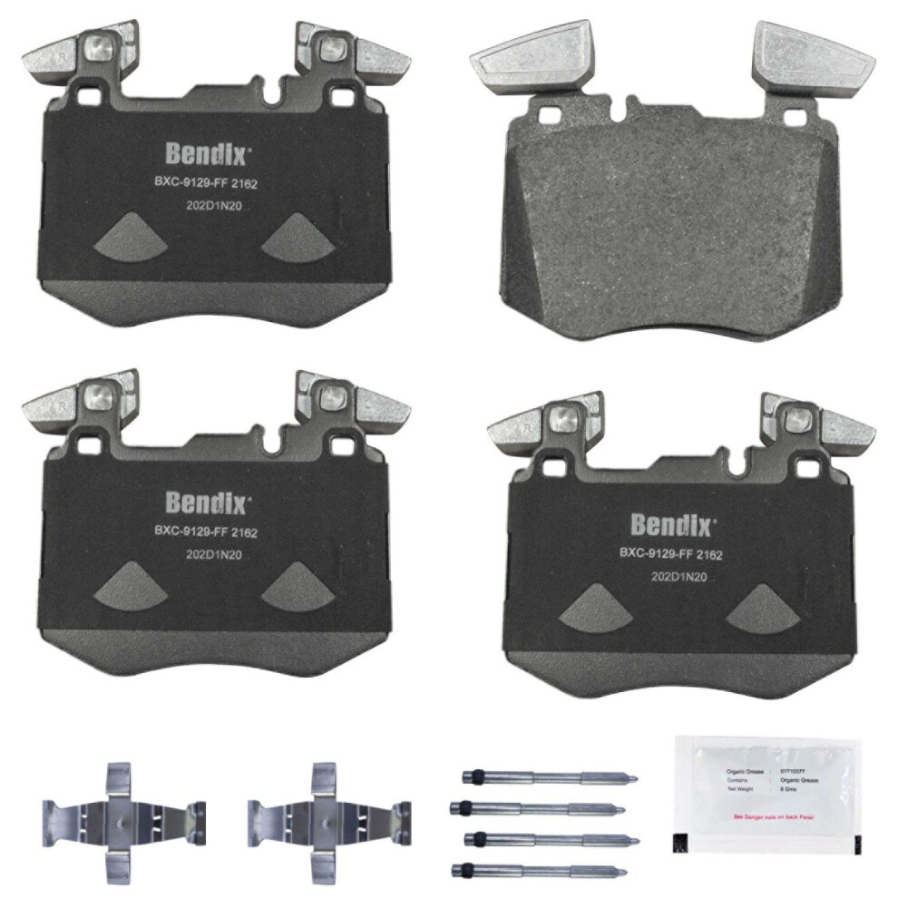 Bendix Priority1 Cfc2162 Ceramic Front Brake Pads For Mercedes-Benz Glc250 2018-2017 Glc300 2021-2019 887243377546