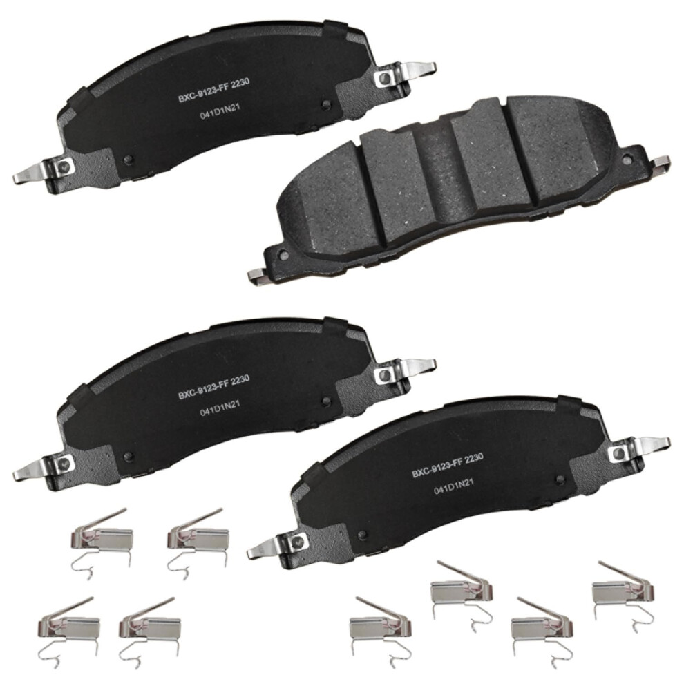 Bendix Premium Sbc2230 Ceramic Front Brake Pads For Ford Explorer 2024-2020 Lincoln Aviator 2023-2020 887243383714