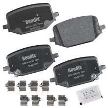 Bendix Priority1 CFC2231 ceramiczne tylne klocki hamulcowe dla Ford Explorer 2024-2020 Mustang 2024 Police Interceptor Utility 2024-2020 Lincoln Avia